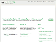 Tablet Screenshot of localknowledge.be